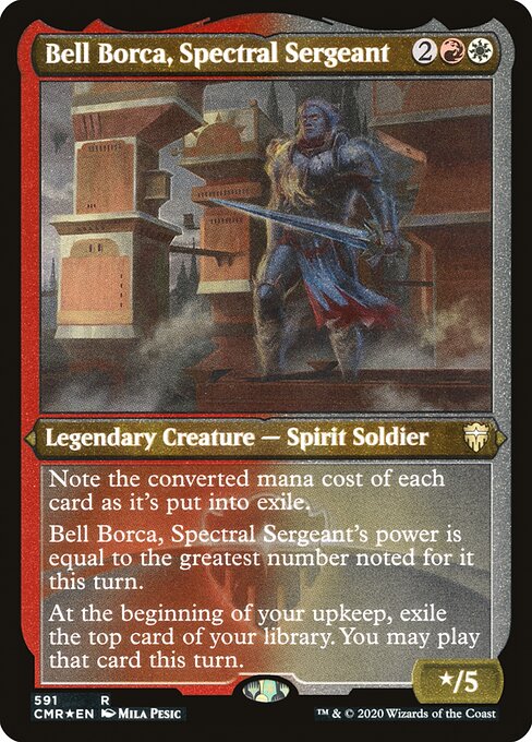 Bell Borca, Spectral Sergeant (Foil Etched) - Commander Legends:  - 591 - Near Mint Foil