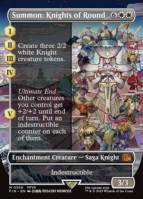 Summon: Knights of Round (Borderless) - Final Fantasy #359