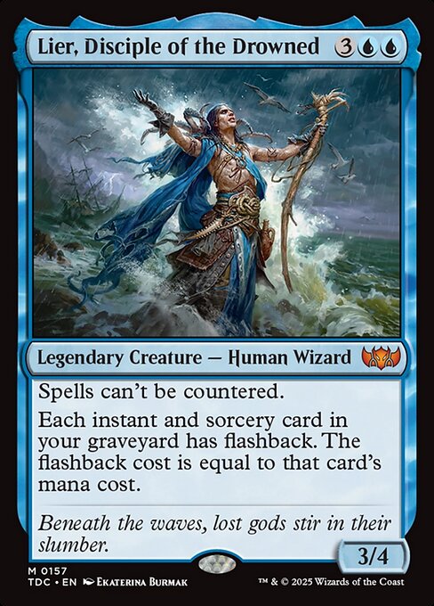 Lier, Disciple of the Drowned - Tarkir: Dragonstorm Commander #157