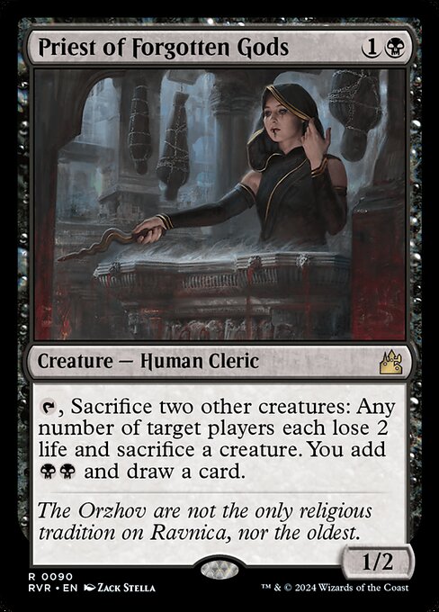 Priest of Forgotten Gods - Ravnica Remastered #90