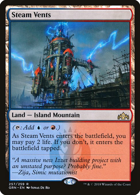 Steam Vents - Guilds of Ravnica #257
