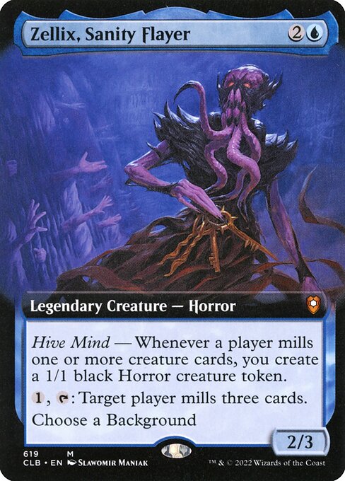Zellix, Sanity Flayer (Extended Art) - Commander Legends: Battle for Baldur's Gate #619