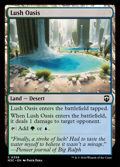 Lush Oasis - Modern Horizons 3 Commander #356