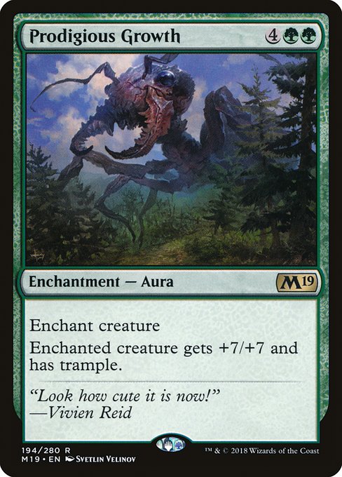 Prodigious Growth - Core Set 2019 #194
