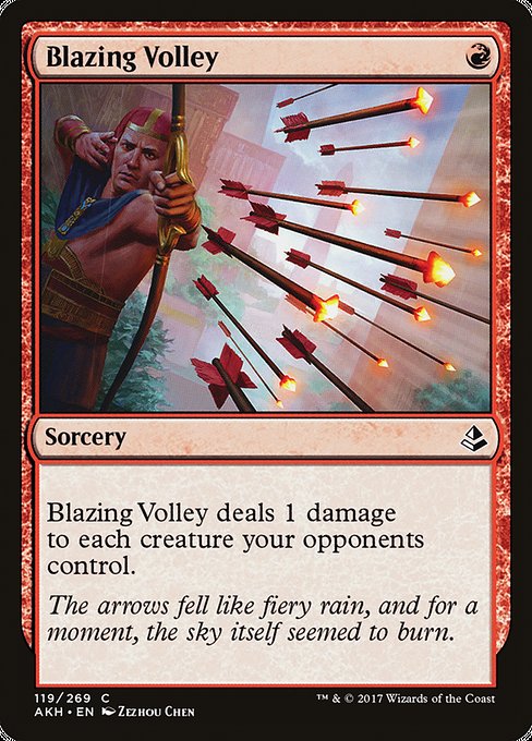 Blazing Volley - Amonkhet #119