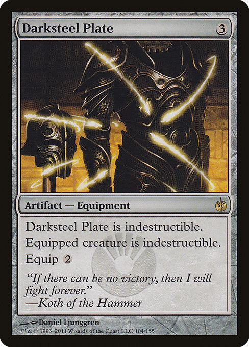 Darksteel Plate - Mirrodin Besieged #104