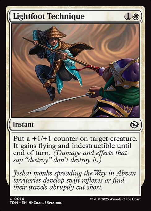 Lightfoot Technique - Tarkir: Dragonstorm #14