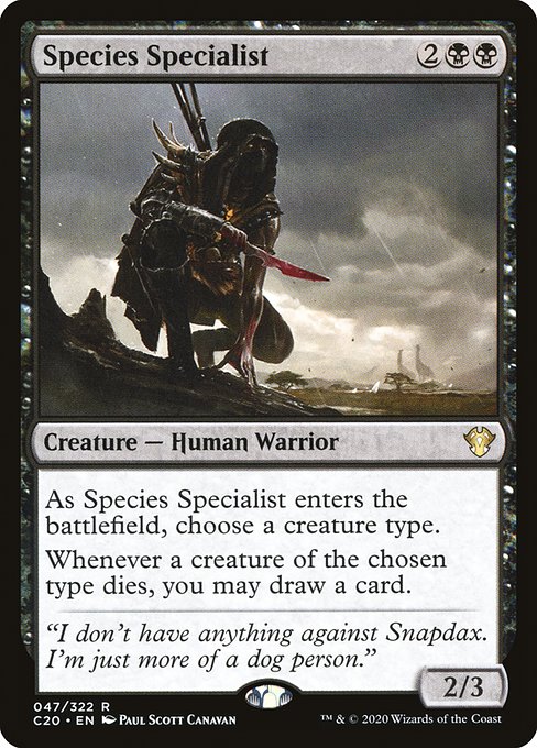 Species Specialist - Commander 2020 #47