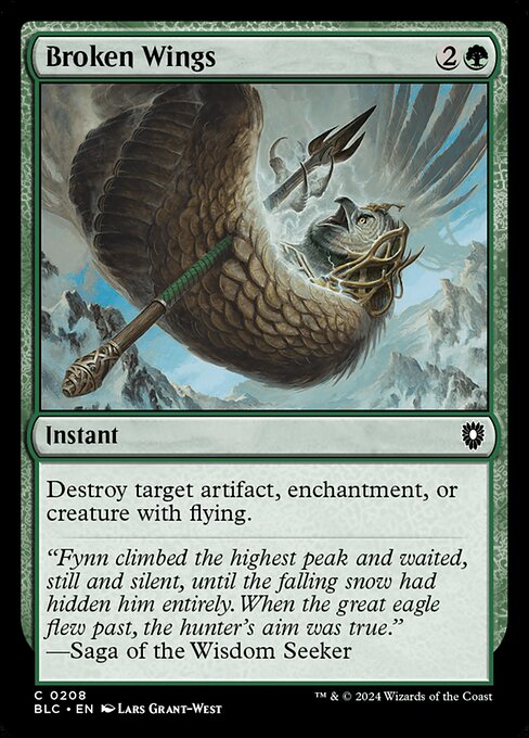 Broken Wings - Bloomburrow Commander #208
