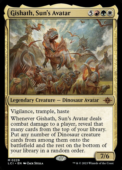 Gishath, Sun's Avatar - The Lost Caverns of Ixalan #229