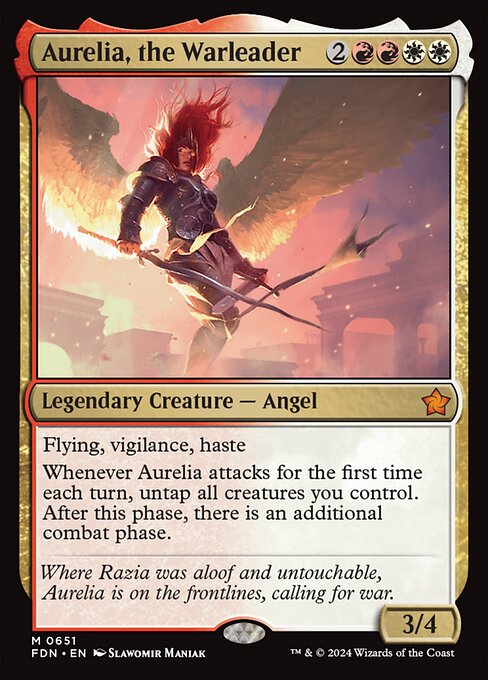 Aurelia, the Warleader - Foundations #651