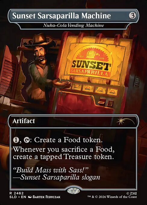 Sunset Sarsaparilla Machine - Nuka-Cola Vending Machine - Secret Lair Drop #2462