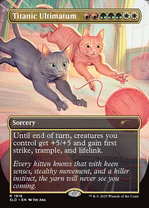 Titanic Ultimatum (1918) (Rainbow Foil) - Secret Lair Drop #1918