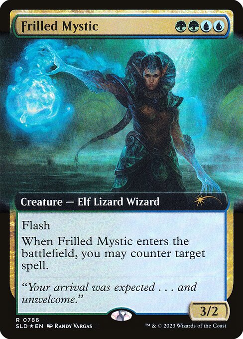 Frilled Mystic (Extended Art) - Secret Lair Drop #786