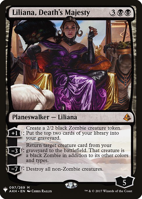 Liliana, Death's Majesty - The List #AKH-97