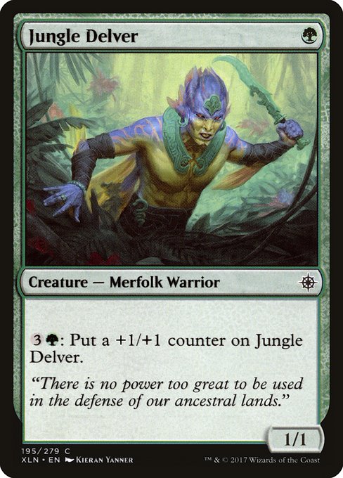 Jungle Delver - Ixalan #195