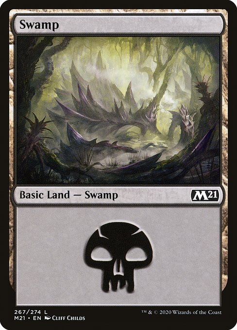 Swamp (267) - Core Set 2021 #267