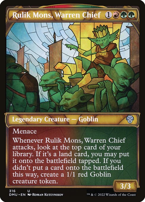 Rulik Mons, Warren Chief (Showcase) - Dominaria United #316