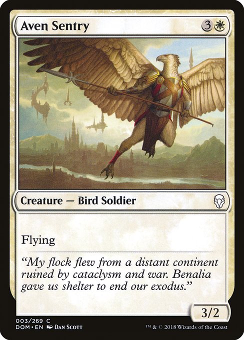 Aven Sentry - Dominaria #3