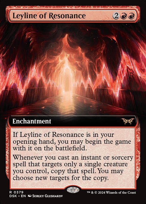 Leyline of Resonance (Extended Art) - Duskmourn: House of Horror #379