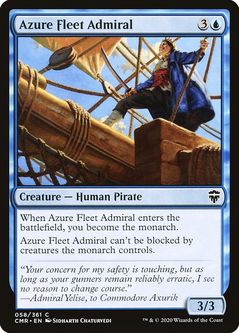 Azure Fleet Admiral - Commander Legends #58