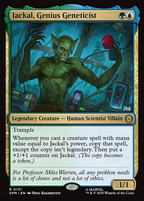 Jackal, Genius Geneticist - Marvel's Spider-Man #131