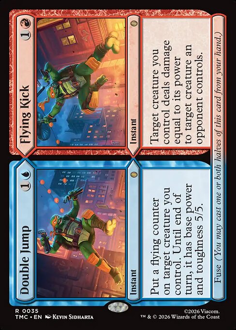 Double Jump // Flying Kick - Teenage Mutant Ninja Turtles Eternal #35