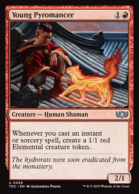 Young Pyromancer - Tarkir: Dragonstorm Commander #95