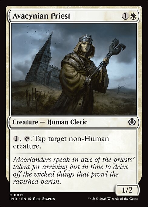 Avacynian Priest - Innistrad Remastered:  - 12 - Near Mint Foil