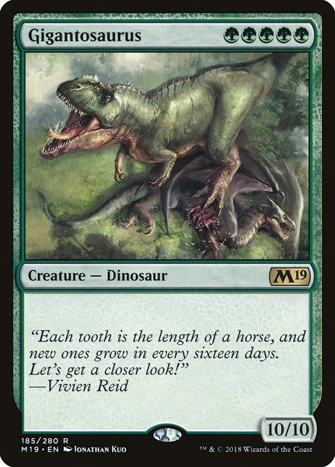 Gigantosaurus - Core Set 2019 #185
