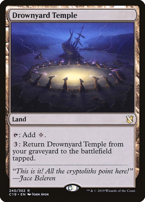 Drownyard Temple - Commander 2019 #240