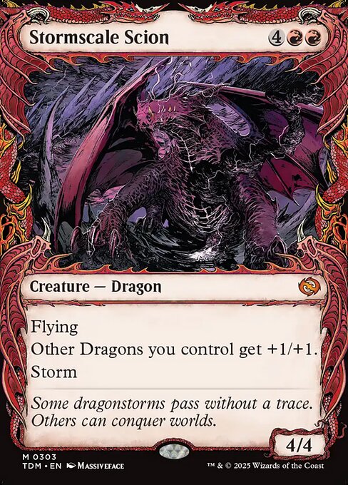 Stormscale Scion (Showcase) - Tarkir: Dragonstorm #303