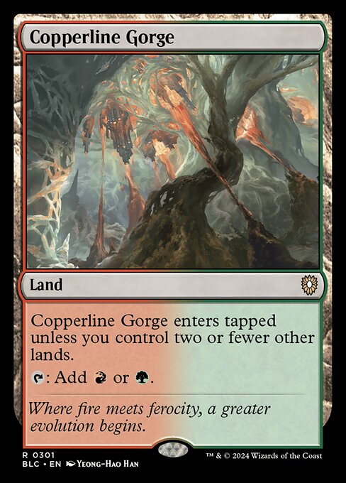 Copperline Gorge - Bloomburrow Commander #301