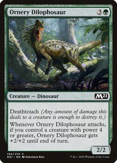Ornery Dilophosaur - Core Set 2021 #194