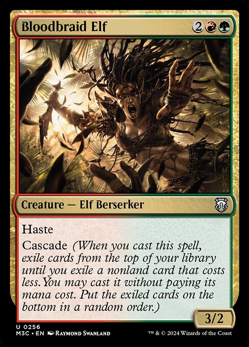 Bloodbraid Elf - Commander: Modern Horizons 3:  - 256 - Near Mint
