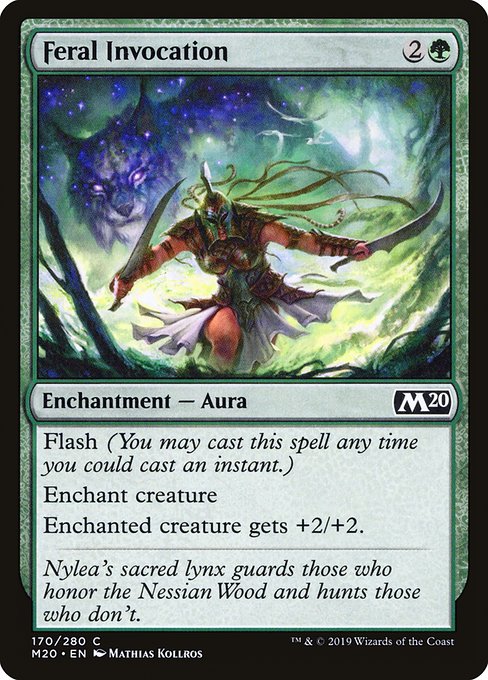 Feral Invocation - Core Set 2020 #170