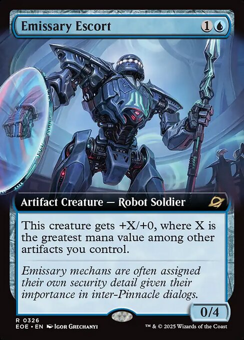 Emissary Escort (Extended Art) - Edge of Eternities #326