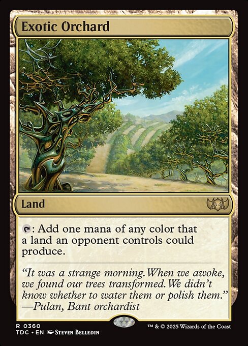 Exotic Orchard - Tarkir: Dragonstorm Commander #360