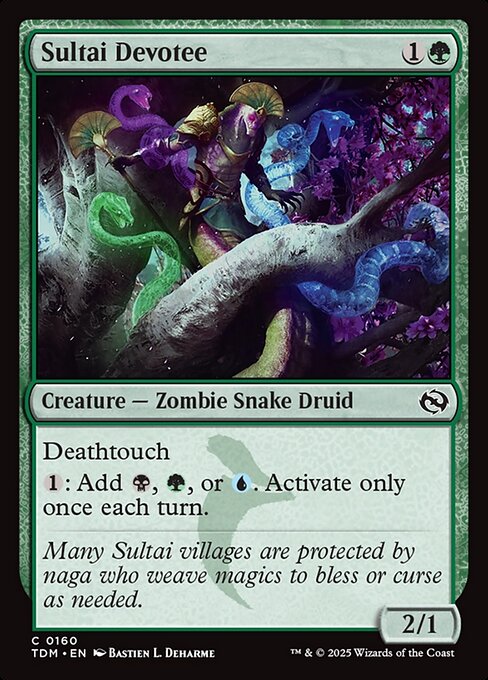 Sultai Devotee - Tarkir: Dragonstorm #160