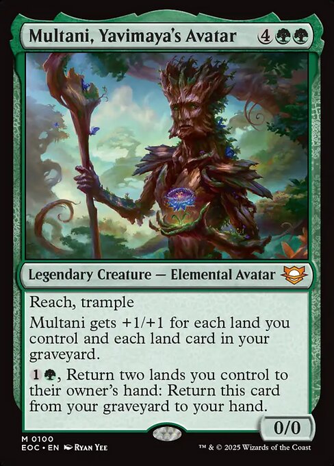 Multani, Yavimaya's Avatar - Edge of Eternities Commander #100