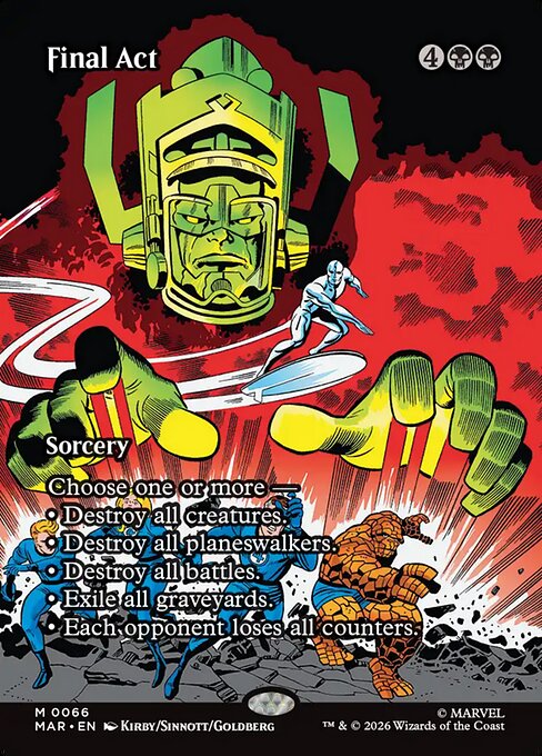 Final Act (Borderless) - Marvel Universe #66