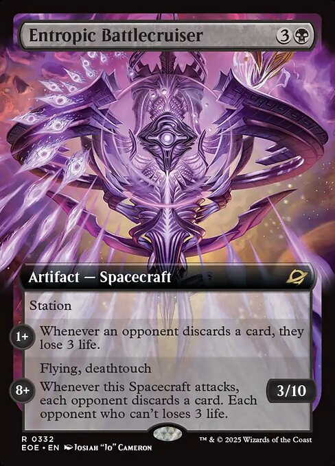 Entropic Battlecruiser (Extended Art) - Edge of Eternities #332