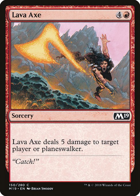 Lava Axe - Core Set 2019 #150