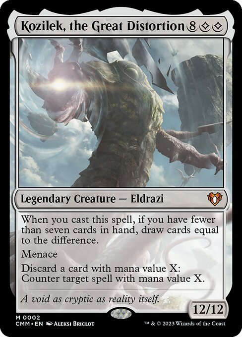 Kozilek, the Great Distortion - Commander Masters #2