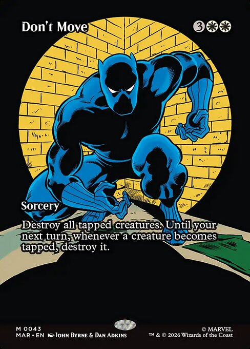 Don't Move (Borderless) - Marvel Universe #43