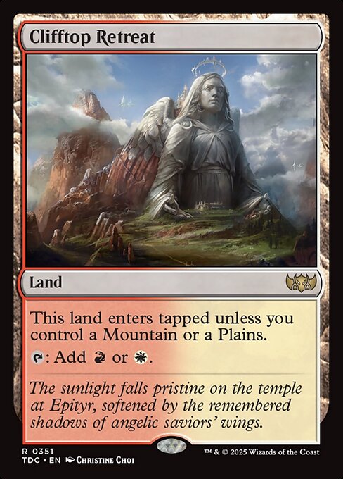 Clifftop Retreat - Tarkir: Dragonstorm Commander #351