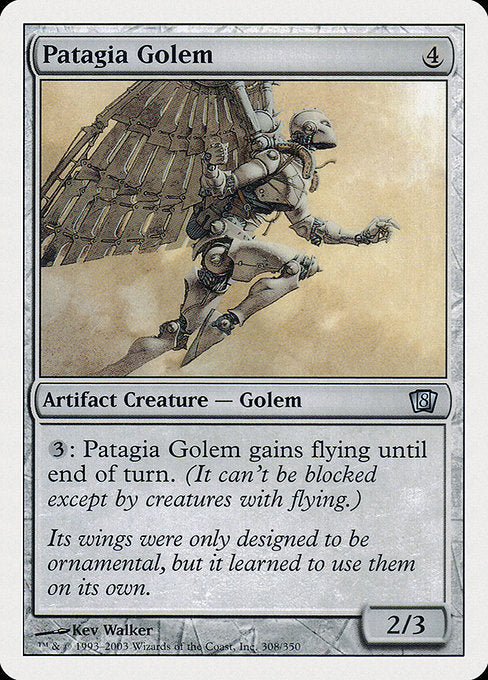 Patagia Golem - Eighth Edition #308