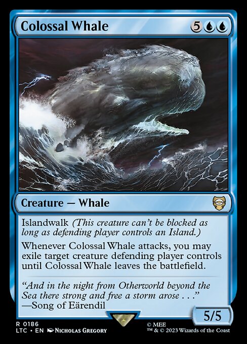 Colossal Whale - Tales of Middle-earth Commander #186