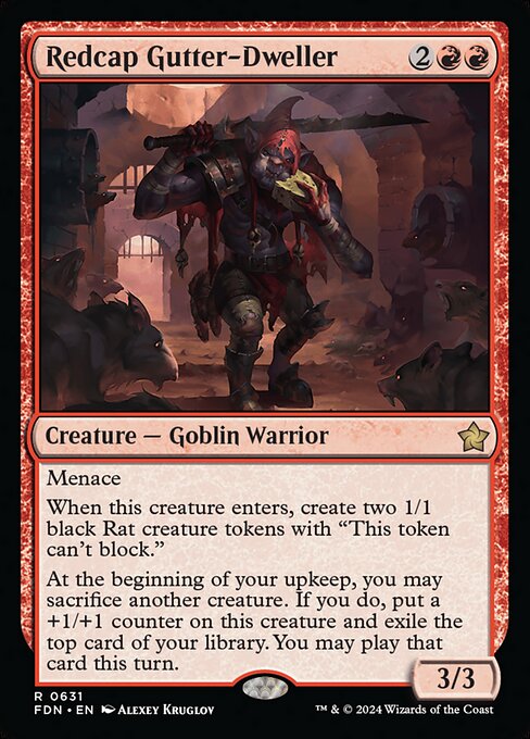 Redcap Gutter-Dweller - Foundations #631