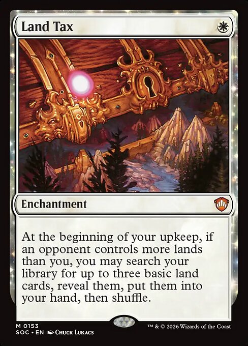 Land Tax - Secrets of Strixhaven Commander #153